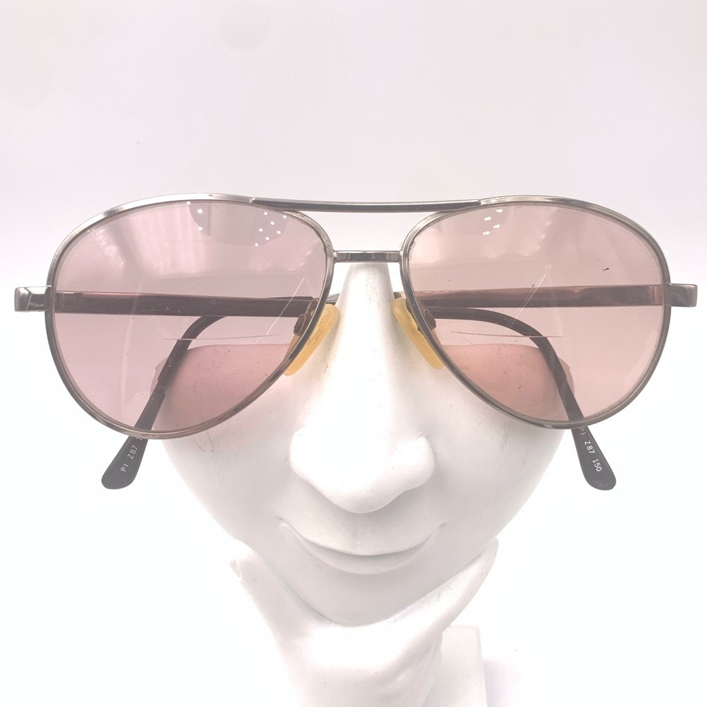 Vintage PI Silver Aviator Sunglasses Frames